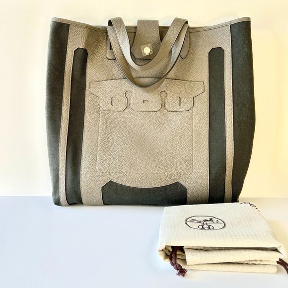 Hermes Monsieur B Toile Veau - Picture 1 of 15